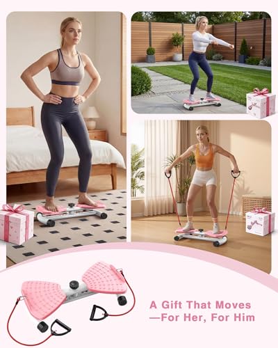 Waist Twister Machine Exercise, 326 lbs Ab Twister Board for Exercise, Home Gym, Balance Training & Fat Burning, Noiseless Workout Equipment for Women & Men - Twist Exercise Machine - Image 6