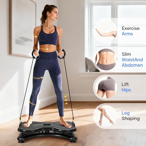 Waist Twister Machine with LCD Display,Noiseless Ab Workout Board and Resistance Bands,Slim Waist Machine with Anti-Slip, Home Gym Equipment for Women & Men - Image 7