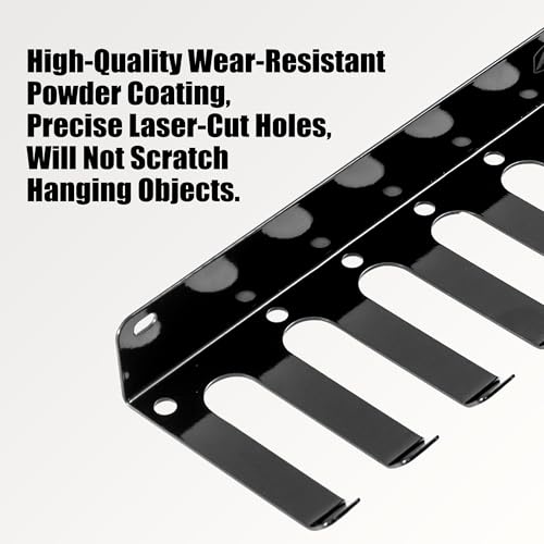 Wall-Mounted Gym Organizer, Resistance Band Storage Rack, Barbell Holder Wall Mount, Dumbbell Storage, Home Gym Accessories Holder - Image 4