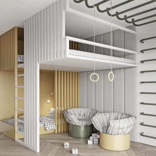 Wall mounted pull-up bar, suspension rod,cloud ladder, indoor fitness training, climbing cloud ladder,wall mounted horizontal bar pull-up bar, - Image 5