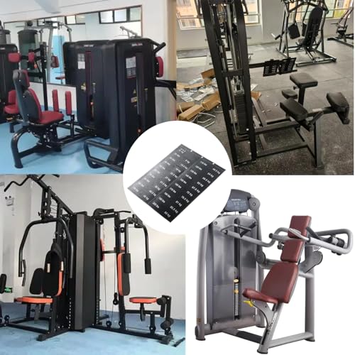Weight Stack Labels for Weight Identification, Weight Sticker Labels Weight Block Stickers Fitness Equipment Weight Tags for Indoor Gym Strength Training, 4.5kg to 90kg - Image 6