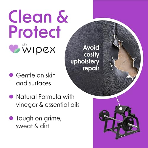 Wipex Gym Wipes Refill, 700 Count, Large 8"x12" Fitness Equipment Wipes with Cleaning Vinegar and Refreshing Lavender Essential Oil for Yoga Mat Cleaner, Fits Dispensers, 700 Count (Pack of 1) - Image 4