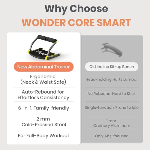 Wonder Core Smart, Ab Machine, Ab Workout Equipment, Sit Up Machine & Exercise Equipment, Ab Crunch Machine for Stomach Workout, Ab Core Trainer Abdominal Machine for Home Gym - Image 7