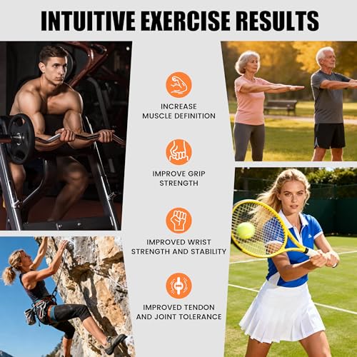 Wrist Roller Forearm Strengthener with Wrist Strap, Thick Carbon Steel Forearm Exerciser Grip Strength Trainer, 300 LB Nylon Webbing for Single-Arm Pull Training, Home Gym Wrist Trainer - Image 8