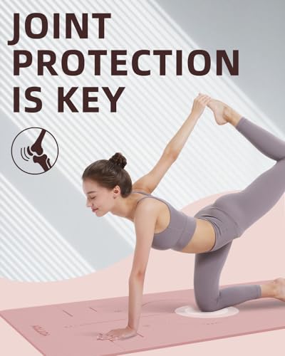 YOTTOY Yoga Mat, 72"x 32"x1/3" Extra Wide Non-Slip Exercise Fitness Yoga Mats,Eco-Friendly TPE Exercise Mats for Women Men Home Workout with Strap Bag - Image 6