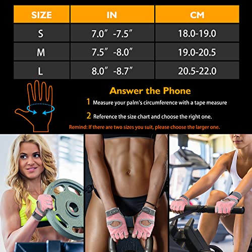 ihuan New Breathable Workout Gloves for Women & Men - No More Sweaty & Full Palm Protection Gym Exercise, Cycling, Fitness, Weightlifting, Pull-ups, Deadlifting, Rowing - Image 7