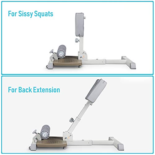 leikefitness Sissy Squat Machine, Deluxe Multi-Function Deep Sissy Squat Bench Workout Station, Leg Exercise Machine for Home Gym - Image 8