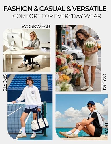 somiliss Women's Comfort Fashion Sneakers Non-Slip Walking Shoes Casual Tennis Skate Shoes | Mesh Suede Fabric,Rubber Sole,Memory Foam Insoles,Classic,Trendy Platform Sneakers,Lace-up Footwear - Image 7