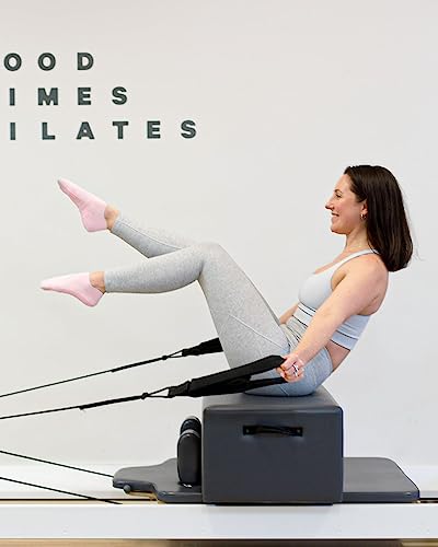 yeuG Pilates Socks for Women Non Slip Grip Socks for Yoga, Barre, Hospital, Barefoot Grippy Yoga Sock Womens Gifts 4 Pairs - Image 4